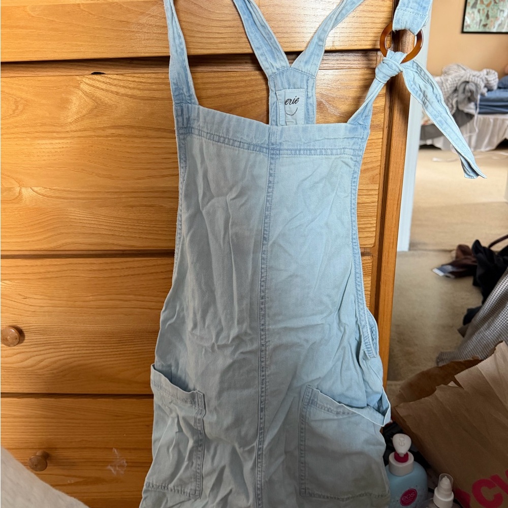 Aerie Light Blue Women Jeans Overalls